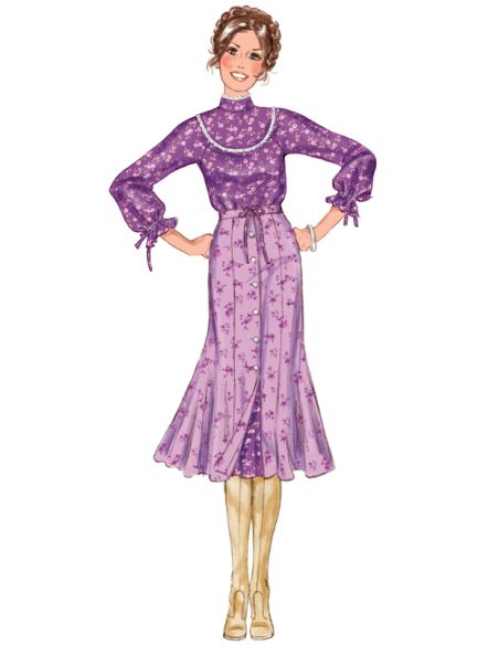 Patron McCall's 8490.A - Hauts et jupes