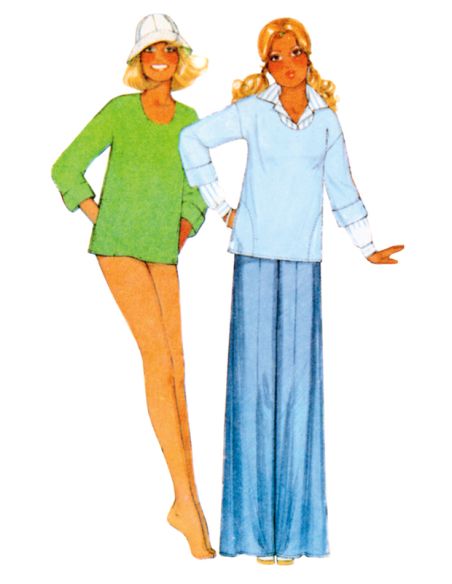 Patron McCall's 8493.A - Hauts, jupe, pantalon et short