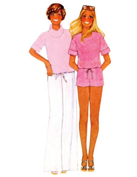 Patron McCall's 8493.A - Hauts, jupe, pantalon et short