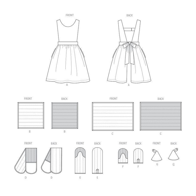 Patron McCall's 8494.A - Tablier