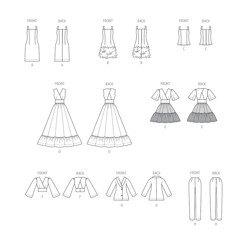 Patron McCall's 8495.OS - Vêtements pour poupée de 29,5cm