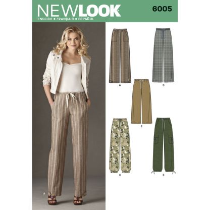 Patron New Look 6005 - Pantalon