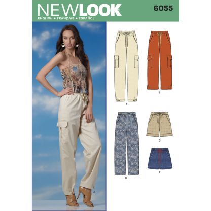 Patron New Look 6055 - Pantalon