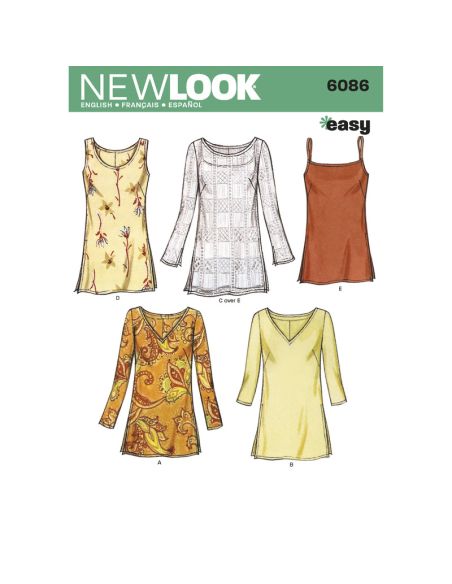 Patron New Look 6086 - Tee-Shirt