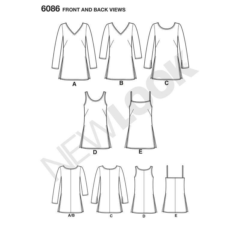 Patron New Look 6086 - Tee-Shirt