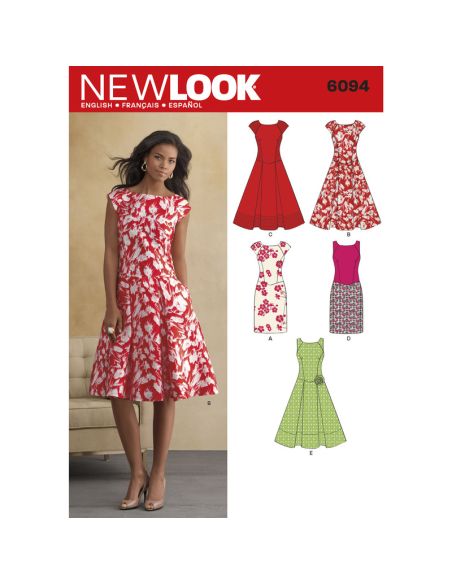 Patron New Look 6094 - Robe
