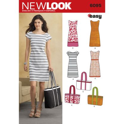 Patron New Look 6095 - Robe