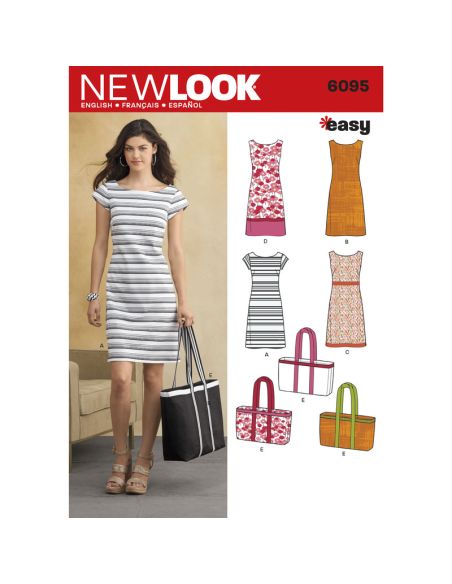Patron New Look 6095 - Robe