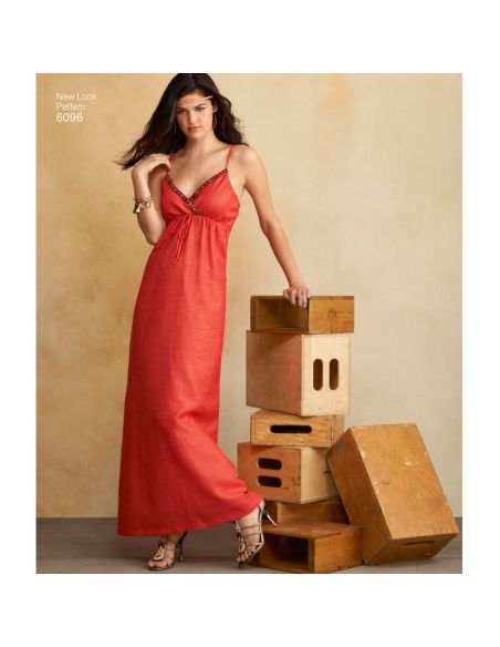 Patron New Look 6096 - Robe