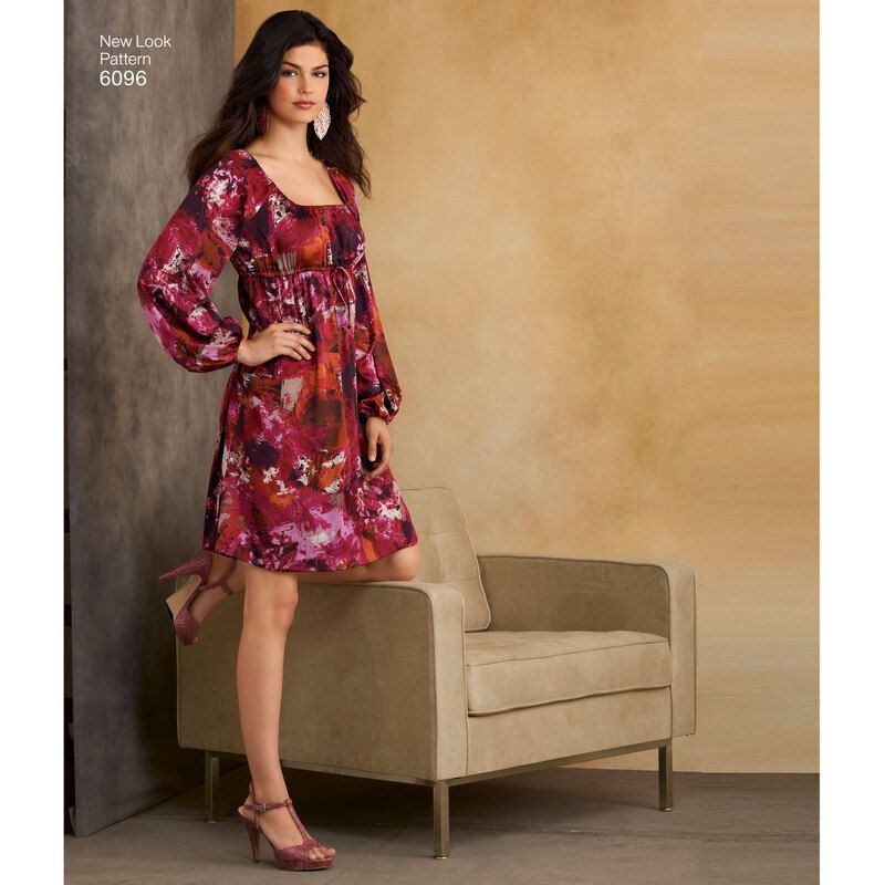 Patron New Look 6096 - Robe