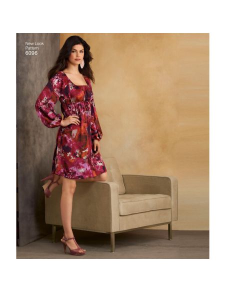 Patron New Look 6096 - Robe