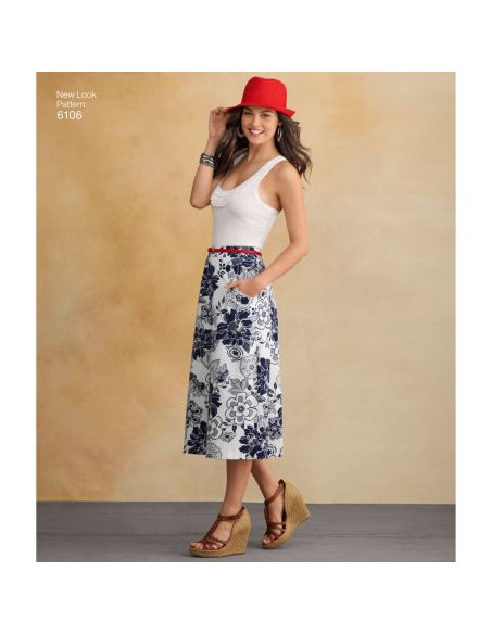 Patron New Look 6106 - Jupe