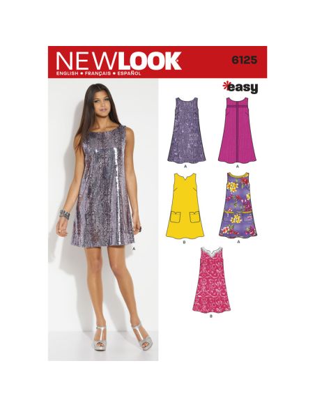 Patron New Look 6125 - Robe