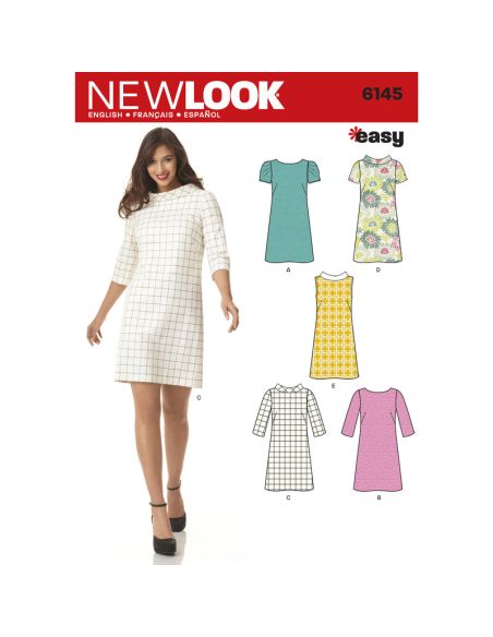 Patron New Look 6145 - Robe