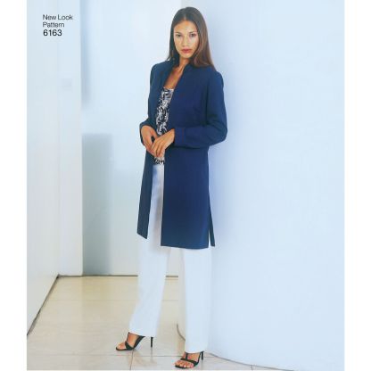 Patron New Look 6163 - Ensemble veste, haut, pantalon 2