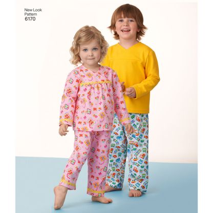 Patron New Look 6170 - Vêtements de nuit pour enfants 2