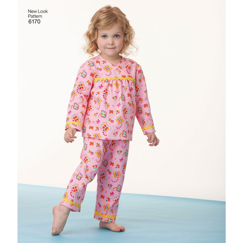 Patron New Look 6170 - Vêtements de nuit pour enfants