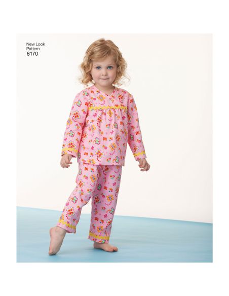 Patron New Look 6170 - Vêtements de nuit pour enfants