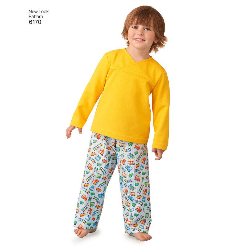 Patron New Look 6170 - Vêtements de nuit pour enfants