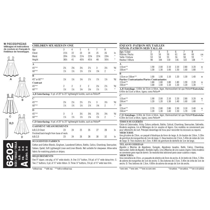 Patron New Look 6202 - Robes