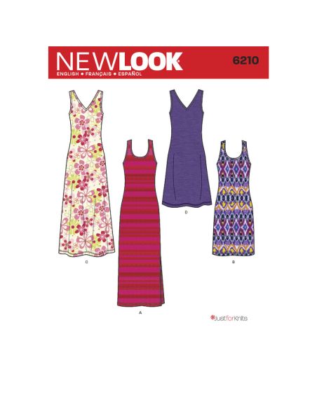 Patron New Look 6210 - Robe