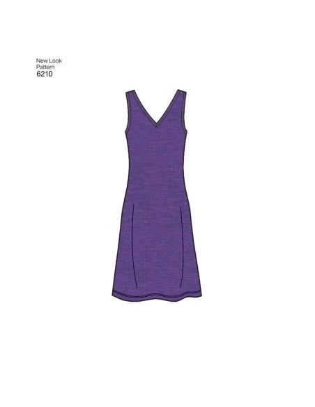 Patron New Look 6210 - Robe