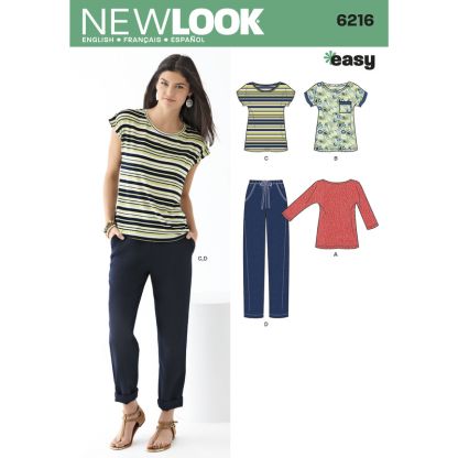 Patron New Look 6216 - Ensemble femmes