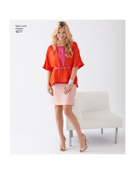 Patron New Look 6217- Ensemble femmes