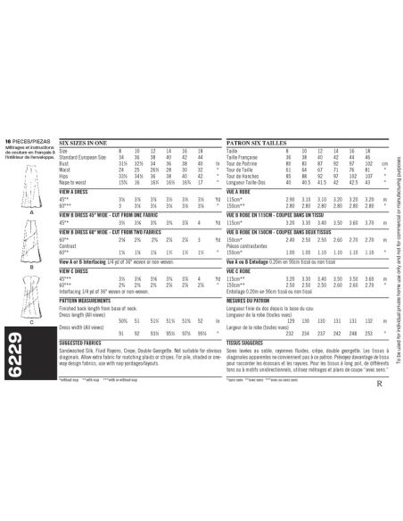 Patron New Look 6229 - Robe