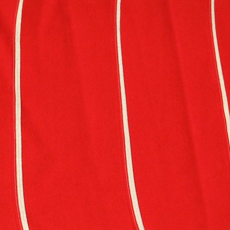 Bord côte uni - Rouge (par bande 10cm)