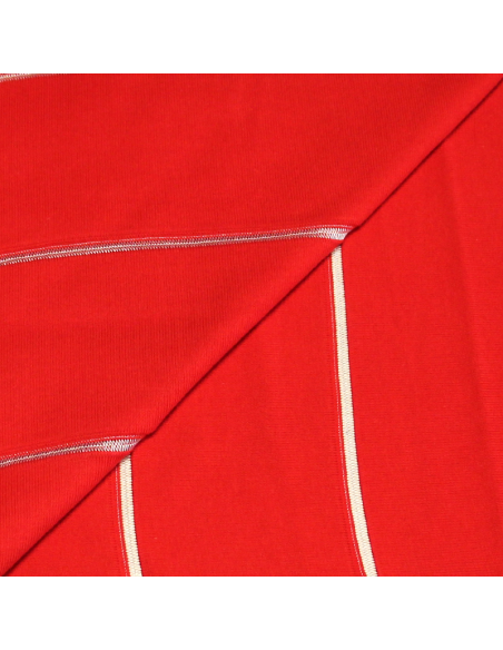 Bord côte uni - Rouge (par bande 10cm)