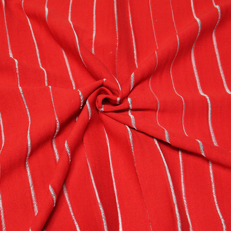 Bord côte uni - Rouge (par bande 4cm sur 37cm)