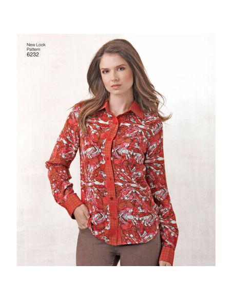 Patron New Look 6232 - Chemise