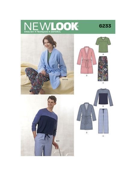 Patron New Look 6233 - Pyjama