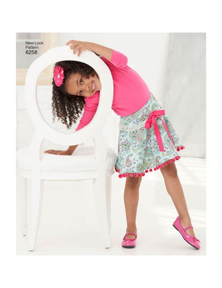 Patron New Look 6258 - Jupe