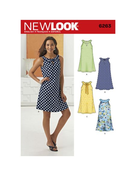 Patron New Look 6263 - Robe