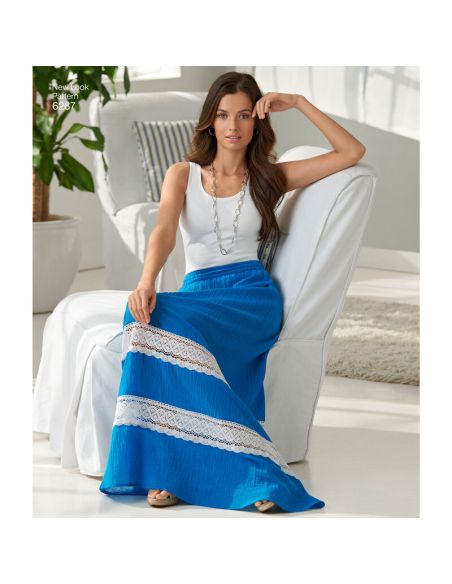 Patron New Look 6287 - Jupes