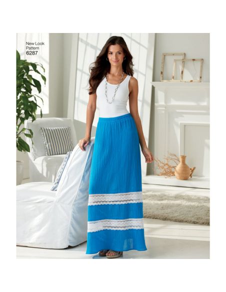 Patron New Look 6287 - Jupes