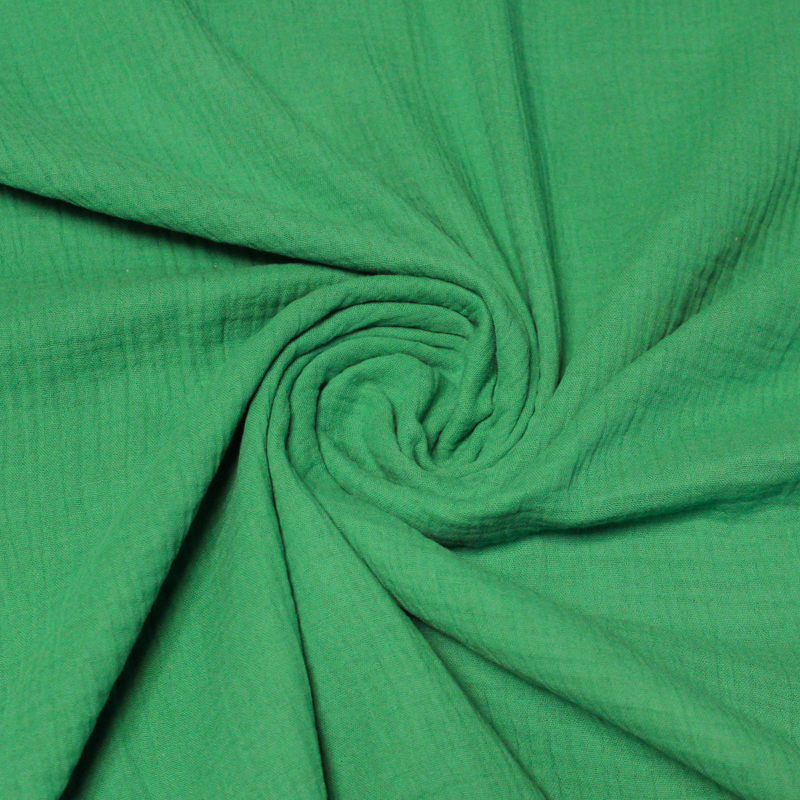 Double gaze 100% coton - Vert