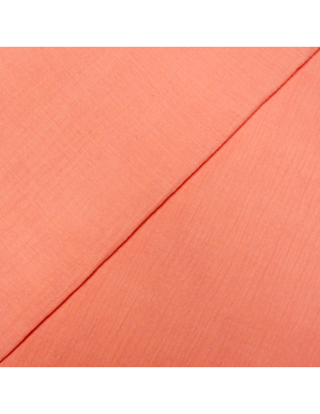 Double gaze 100% coton - Papaye