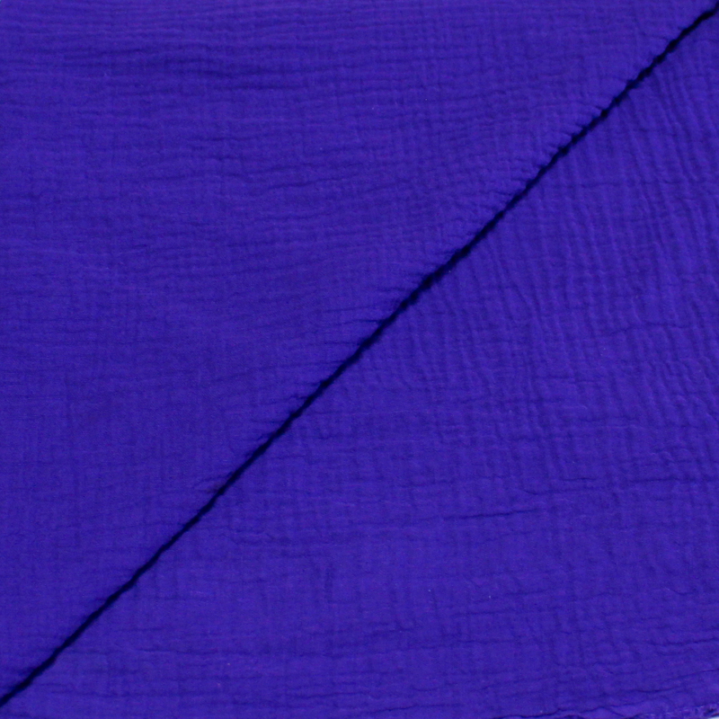 Double gaze 100% coton - Violet