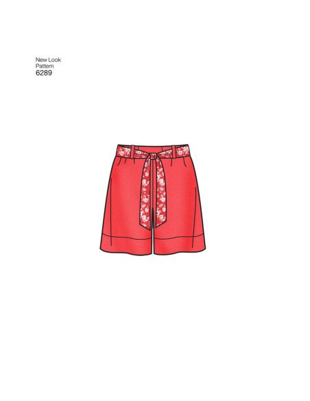Patron New Look 6289 - Short et pantalon