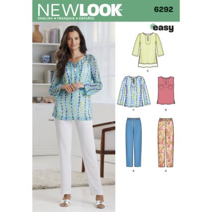 Patron New Look 6292 - Ensemble femmes
