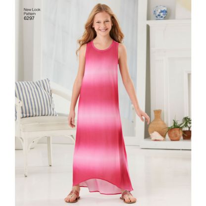 Patron New Look 6297 - Robe longue 2