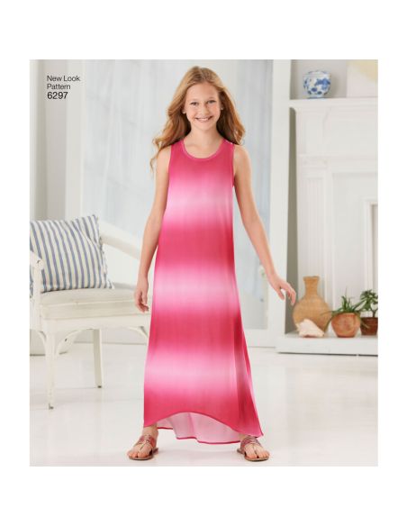 Patron New Look 6297 - Robe longue