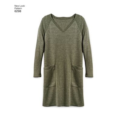Patron New Look 6298 - Robe tunique 2