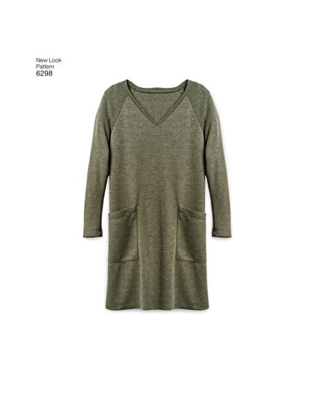 Patron New Look 6298 - Robe tunique