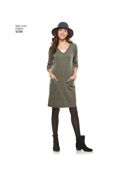 Patron New Look 6298 - Robe tunique
