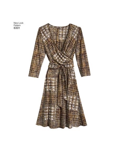 Patron New Look 6301 - Robe portefeuille
