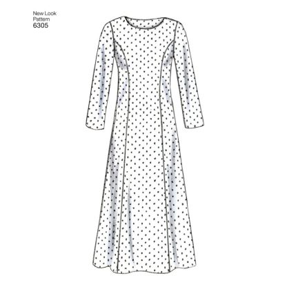 Patron New Look 6305 - Robes et vestes 2